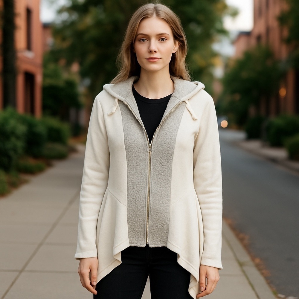 Free People Trapeze hoodie jacket